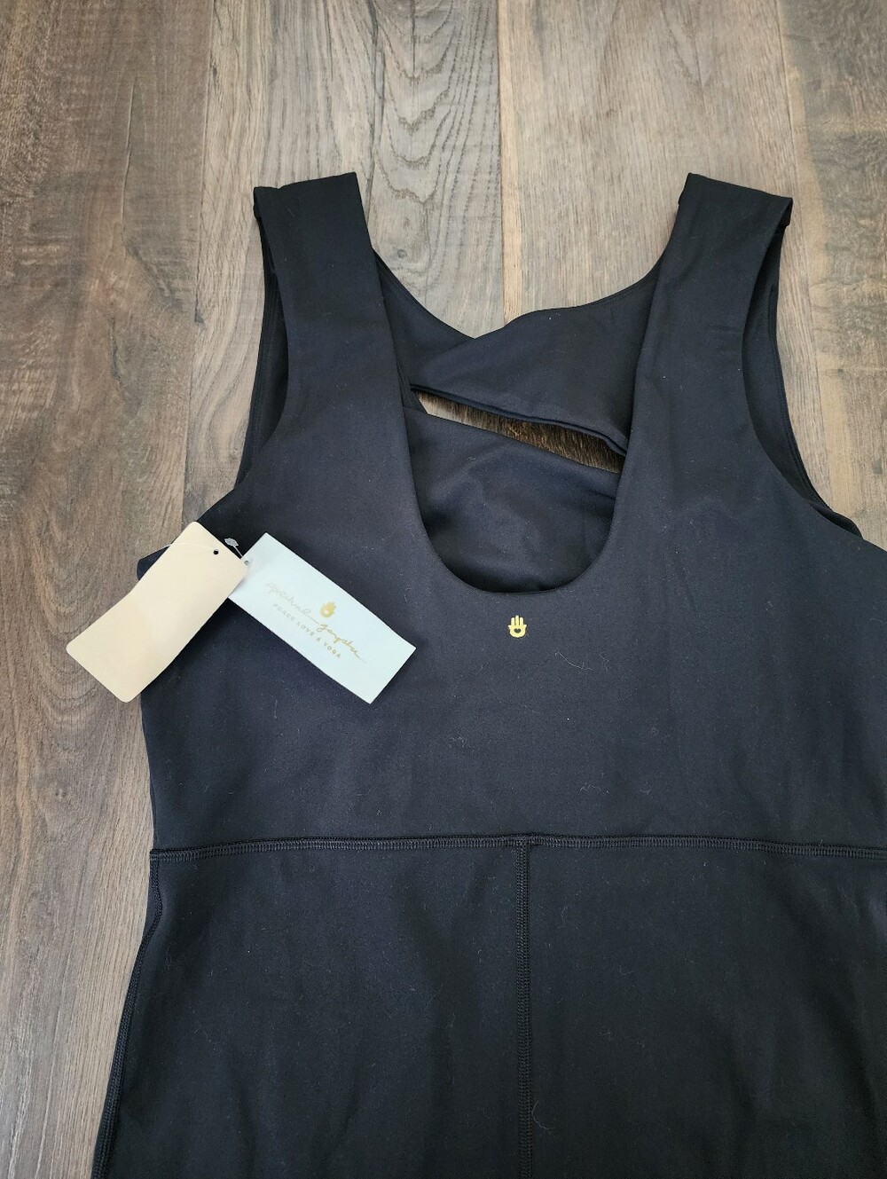 Spiritual Gangster Black Sleeveless Jumpsuit